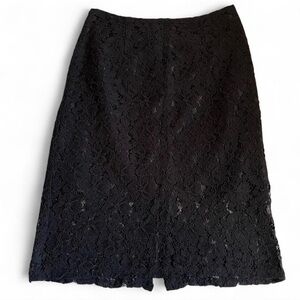 Simply Styled by Sears Black Overlay Lace Skirt ✨